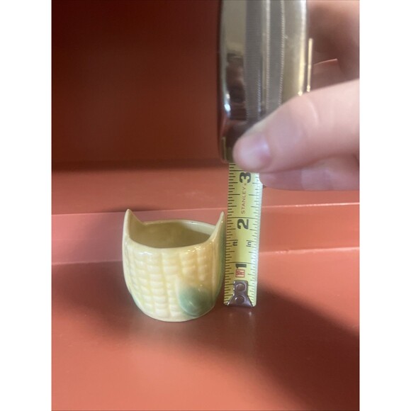 Vallona Starr Toothpick Holder Pottery California Corn Vintage Thanksgiving - Picture 3 of 5
